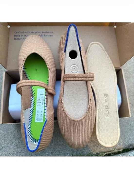 New in box! Rothy's The Square Mary Jane - Wren size 6 - Picture 12 of 14